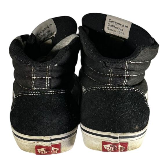 Vans SK8-HI Black White Mens High Top Skate Sneakers Size 11 - Picture 6 of 9